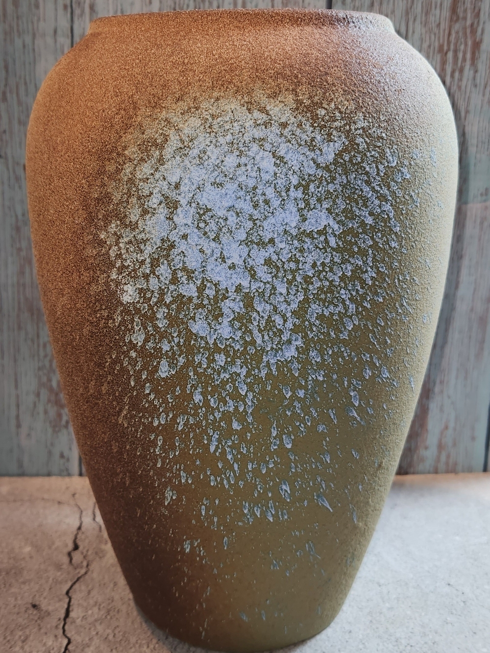 Textured  Rough Vase, Fake Flowers Dried Flowers Decorative Vase
